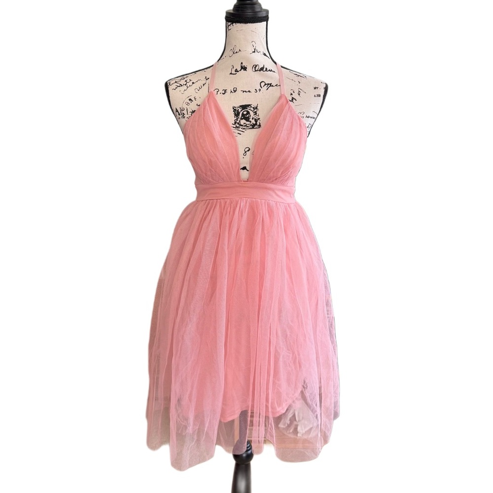 Haute Monde Pink Tulle Dress